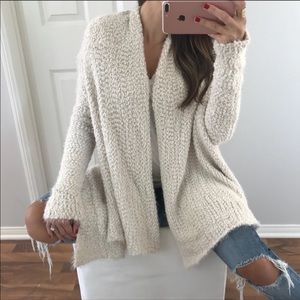 LUX soft silky cream cardi